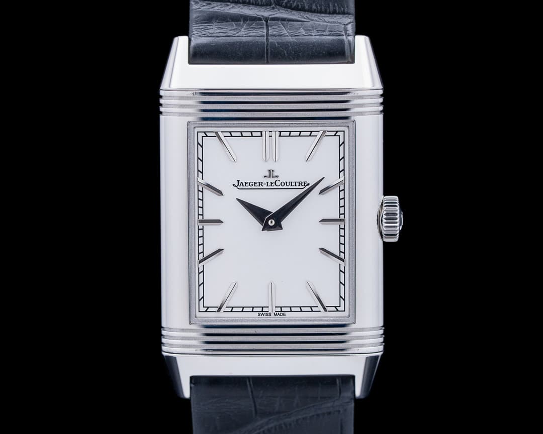 Jaeger-LeCoultre Q7168420 Reverso Tribute Monoface SS Silver Dial