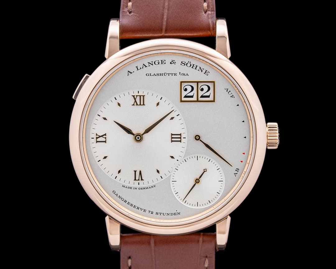 A. Lange & Söhne 117.032 Grand Lange 1 18K Rose Gold Silver Dial