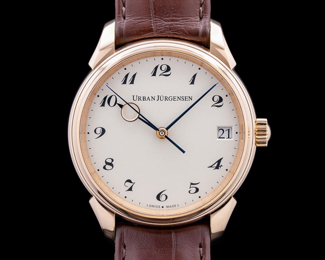 Urban Jürgensen 2240RG Jules Collection 18k Rose Gold Beige Dial