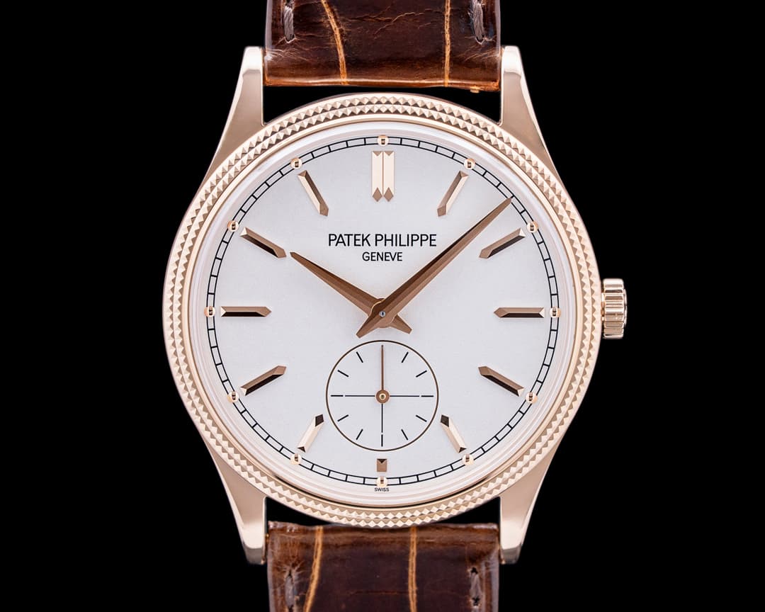 Patek Philippe 6119R Calatrava Manual Wind 18K Rose Gold Silver Dial
