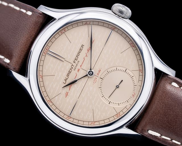 Laurent Ferrier Classic Origin 250 Titanium Beige Declaration of ...