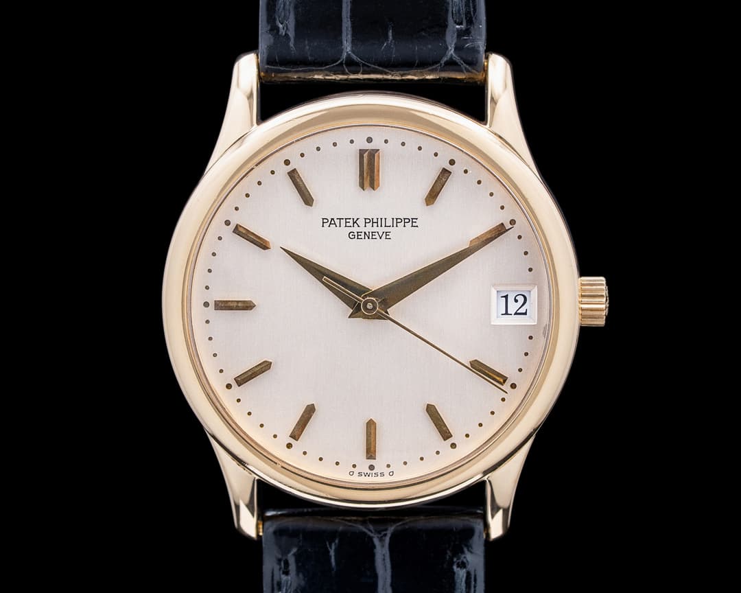 Patek Philippe 3998J Calatrava 18K Yellow Gold Silver Dial