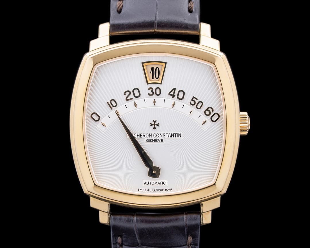 Vacheron Constantin 43041 Saltarello Jump Hour Retrograde 18K YG Silver Dial LIMITED