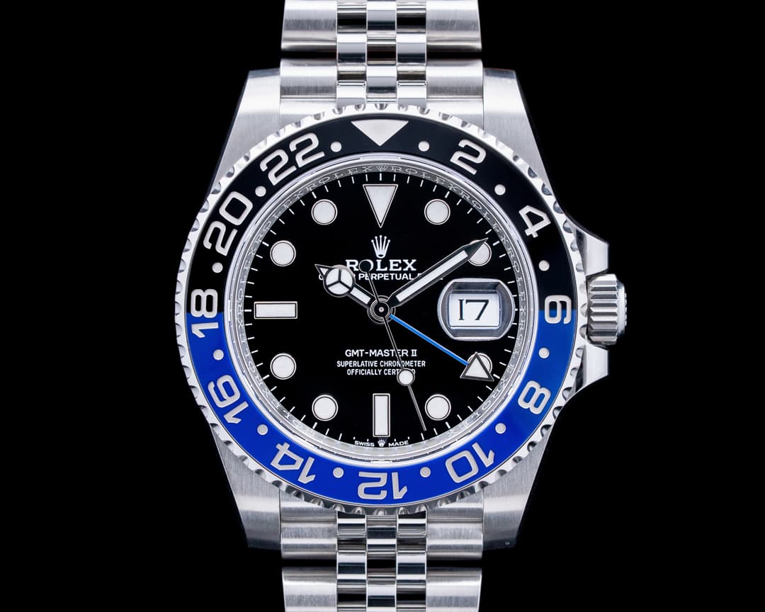 Rolex 126710BLNR GMT-Master II "Batgirl" Jubilee SS Black Dial 2025