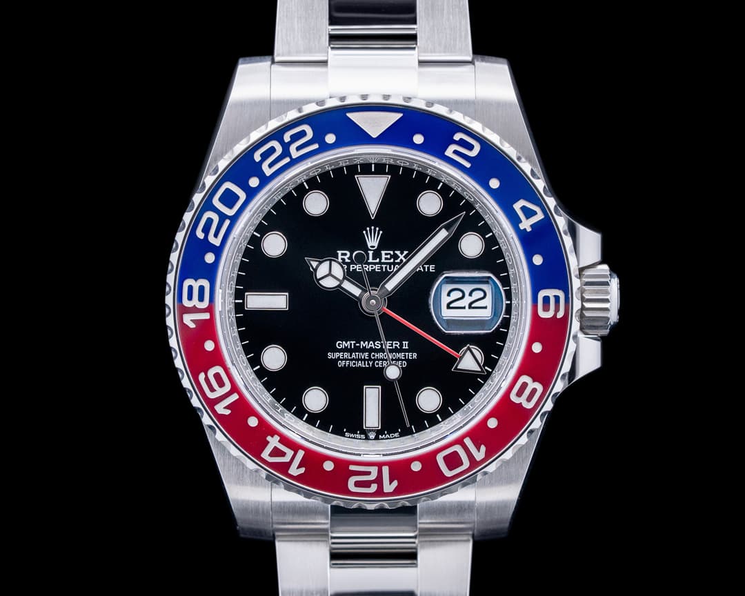 Rolex 126710BLRO GMT-Master II "Pepsi" SS Black Dial