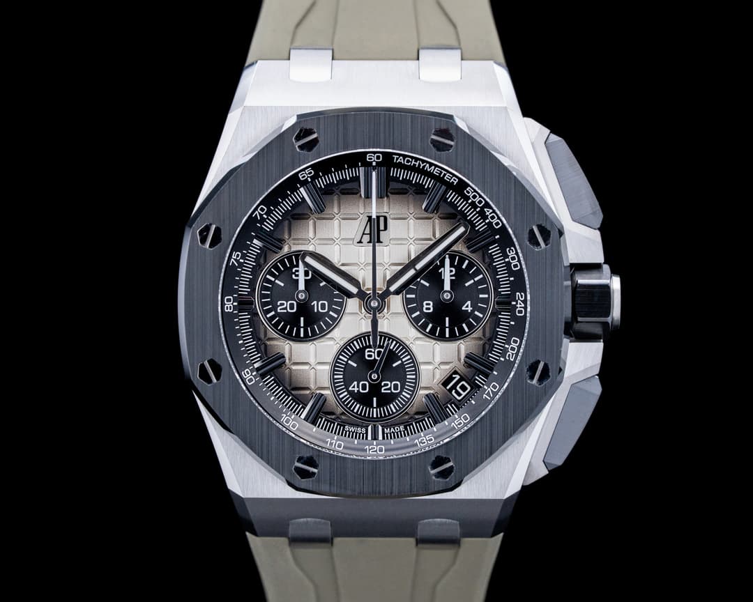 Audemars Piguet 26420SO Royal Oak Offshore Chronograph SS Brown Taupe Dial