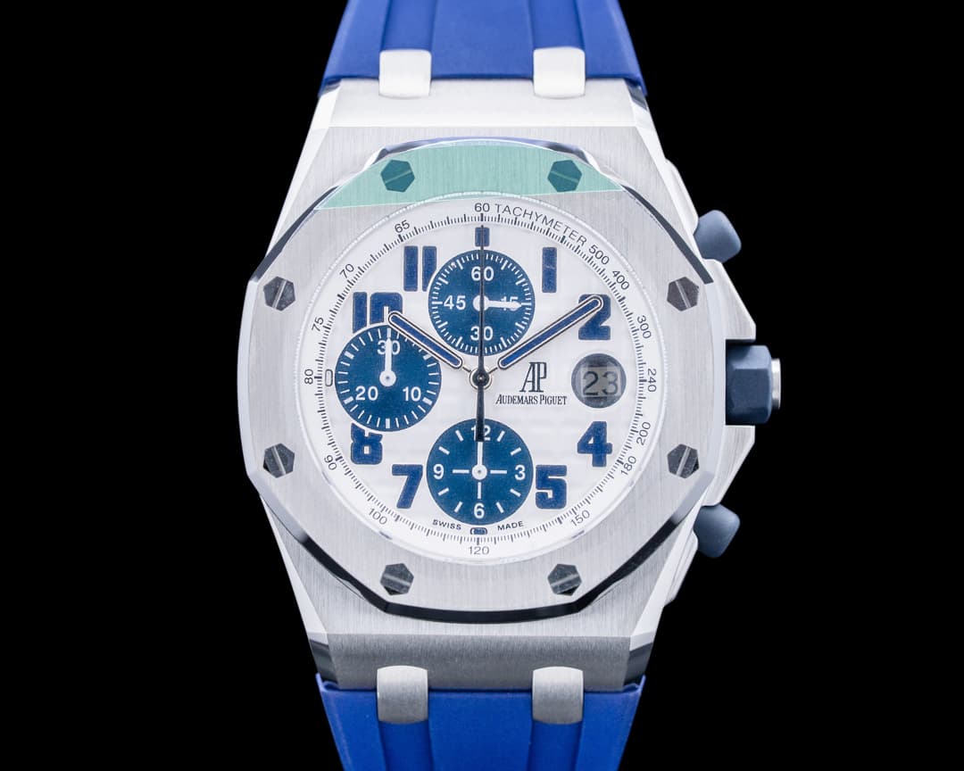 Audemars Piguet 26020ST Royal Oak Offshore Chronograph SS White Dial