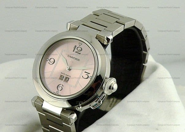 Cartier Pasha C Pink Dial SS/SS