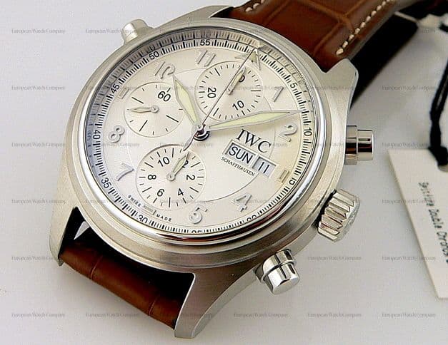 IWC Doppel Spitfire White Dial Strap