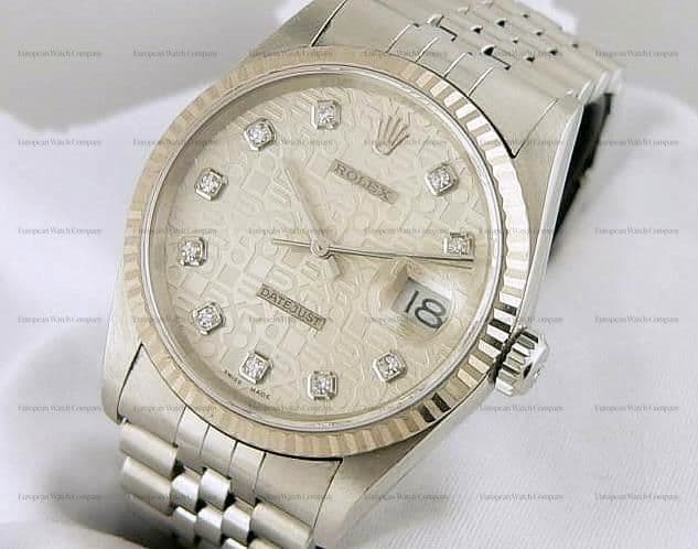 Rolex Datejust Steel Diamond Dial