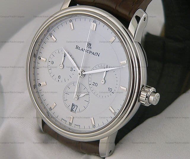 Blancpain Single Button Chrono Steel