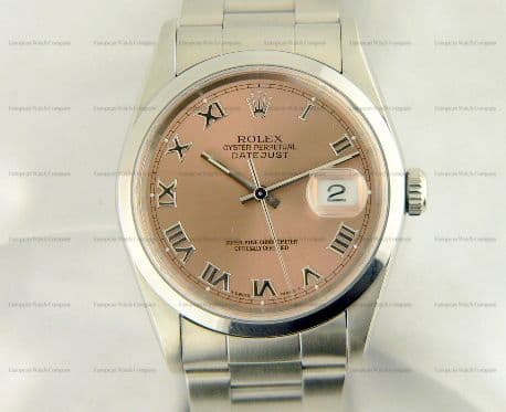 Rolex Datejust SS/SS Salmon