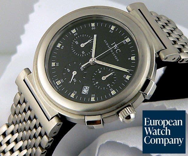 Image of IWC SL Chrono black SS/SS