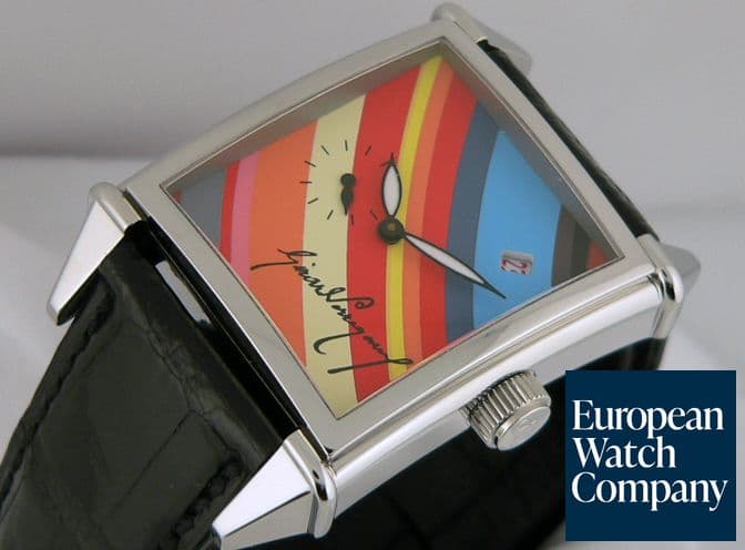 Image of Girard-Perregaux Vintage 1945 Ltd rainbow
black strap