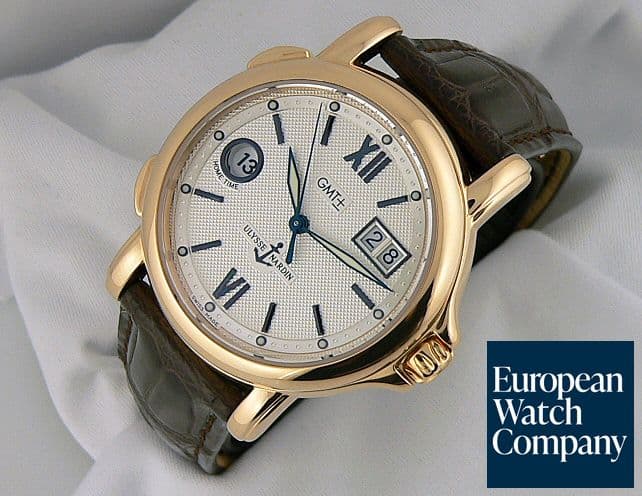 Image of Ulysse Nardin GMT +/- Big Date Rose
