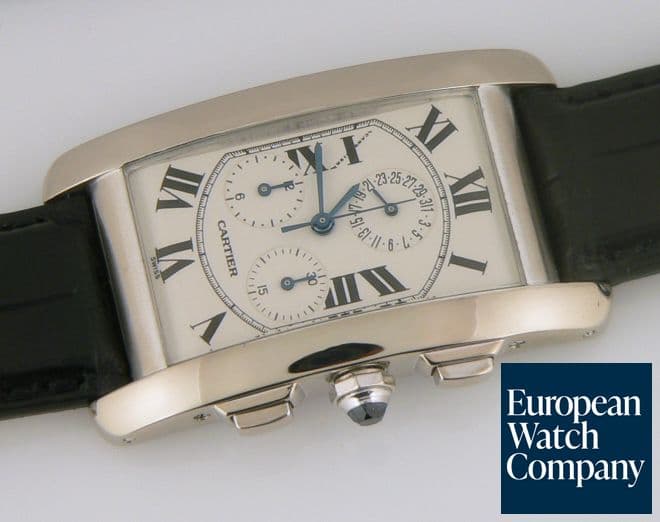 Image of Cartier American Tank Chrono WG