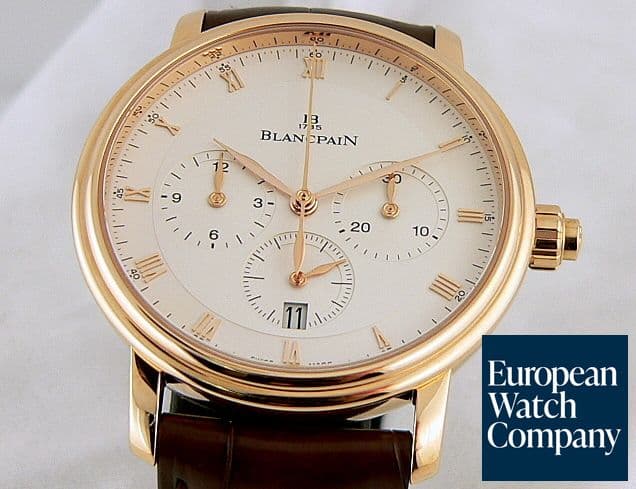 Image of Blancpain Single Button Chrono Rose