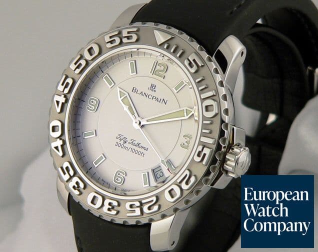 Image of Blancpain 50 Fathoms Steel/Rubber
Silver