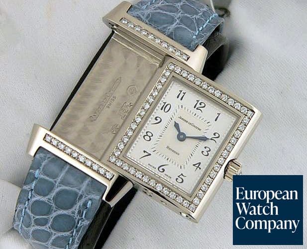 Image of Jaeger-LeCoultre Duetto Diamond WG/ Blue Strap
