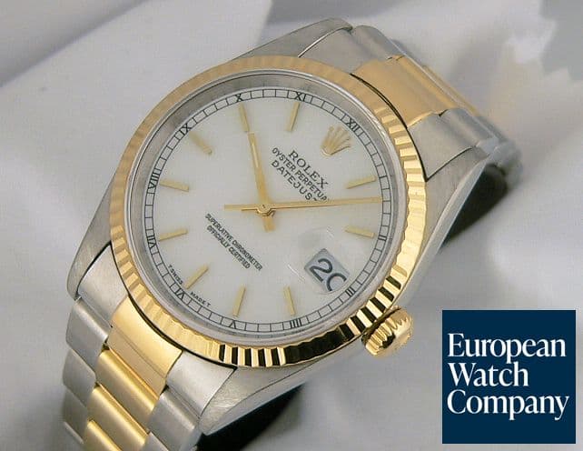 Image of Rolex Datejust 2T White Dial
Oyster (1996)