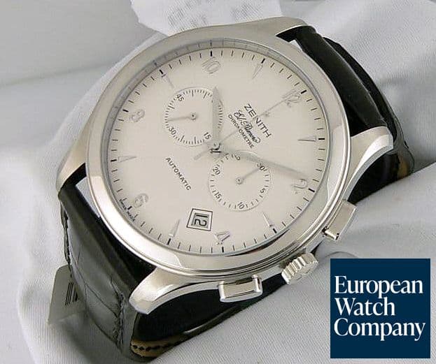 Image of Zenith Grande Class 
Silver chrono
