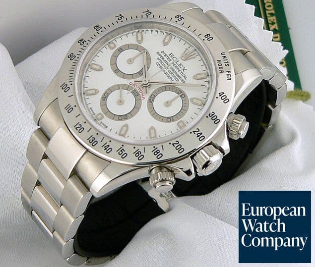 Image of Rolex Daytona SS/SS White dial
D series