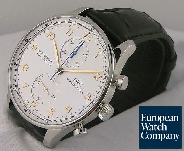Image of IWC Portugieser Chrono Steel White