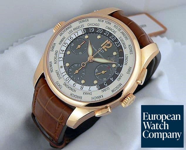 Image of Girard Perregaux World Time WW.TC Chrono Rose
Gray dial