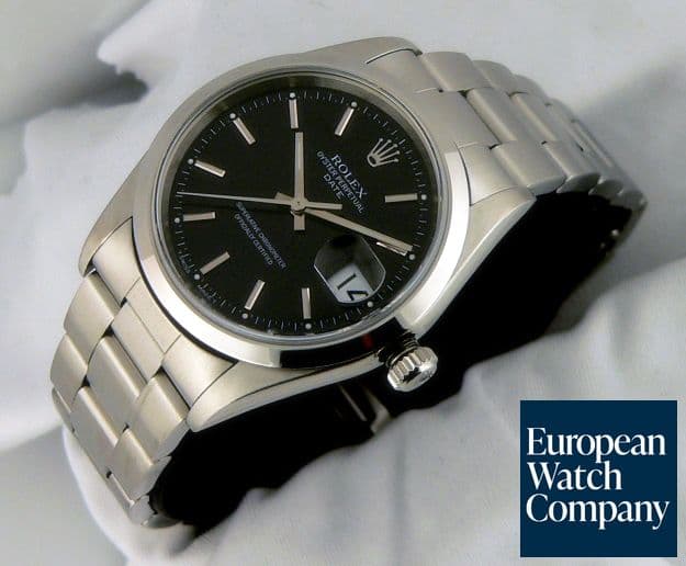 Image of Rolex Oyster Date SS/SS
Black U Series