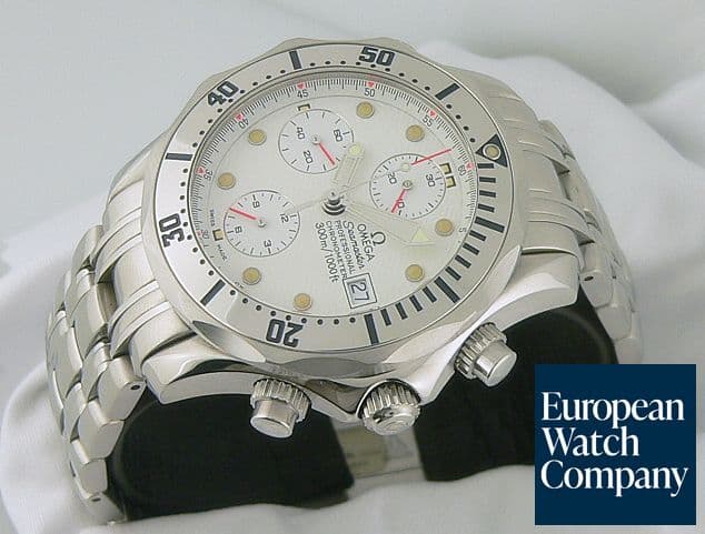 Image of Omega Seamaster Chrono SS/SS
White
