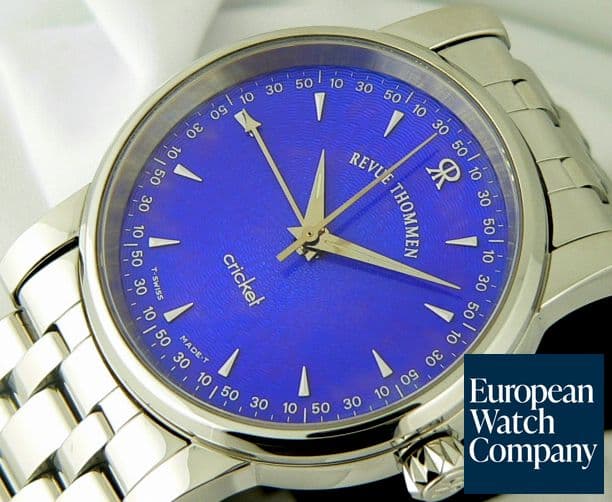 Image of Revue Thommen Cricket Blue 
Enamel