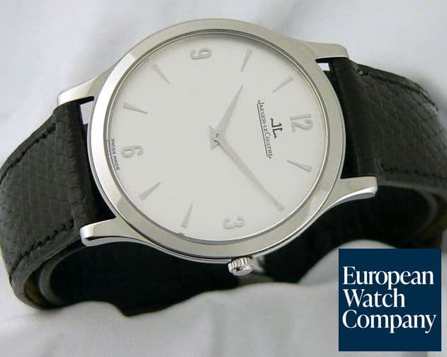 Image of Jaeger LeCoultre Ultra Thin Steel Silver Dial