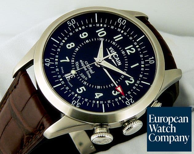 Image of Vulcain Cricket Aviator Elapse Time