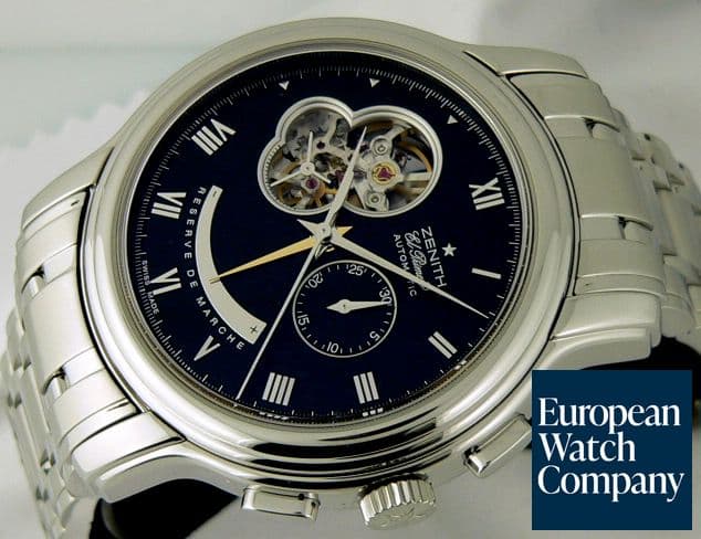 Image of Zenith Chronomaster XXT open
SS/SS Black