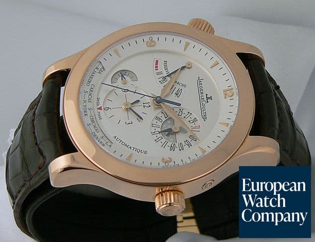 Image of Jaeger-LeCoultre Master Geographic Rose White Dial