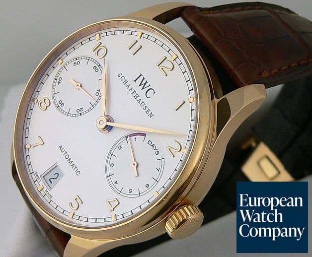 Image of IWC Portugieser 5001 Rose 7 Days