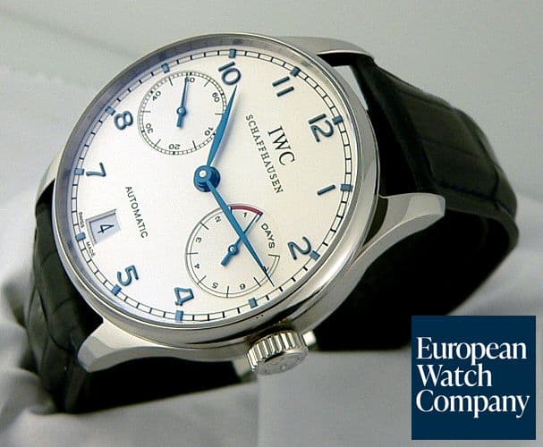 Image of IWC Portugieser 5001 7 Days Steel White