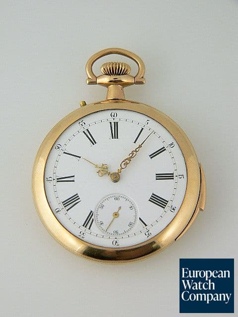 Image of PW Gold Filled Pocket Watch with Repeater