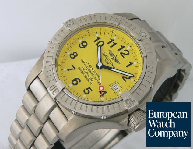 Image of Breitling Avenger Seawolf Titanium Yellow Dial
