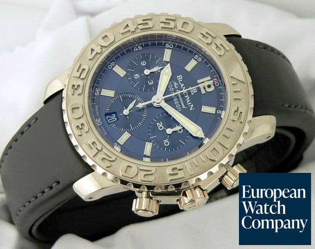 Image of Blancpain Air Command WG/Blue
Rubber Strap