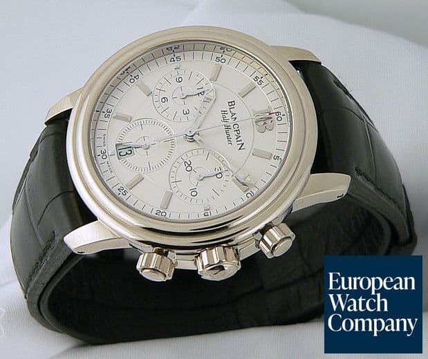 Image of Blancpain Chrono Half Hunter WG/Strap