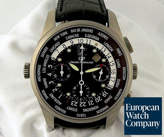Image of Girard-Perregaux World Time WW.TC Chrono 
Tita/Black Dial