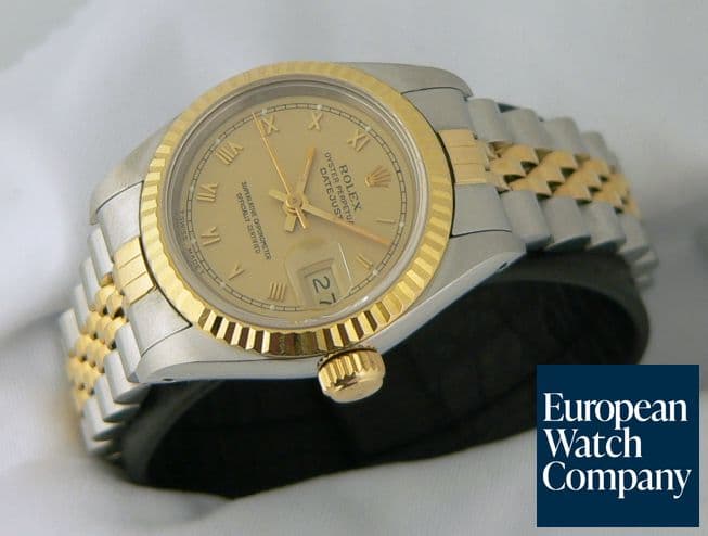Image of Rolex Datejust 2T with Champagne Roman Dial
 