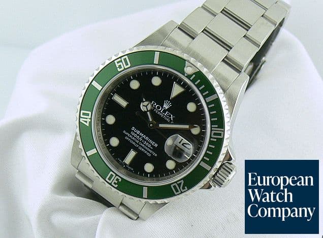 Image of Rolex Submariner Steel
Green Bezel