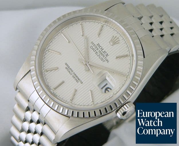 Image of Rolex Datejust Tapestry Dial Steel