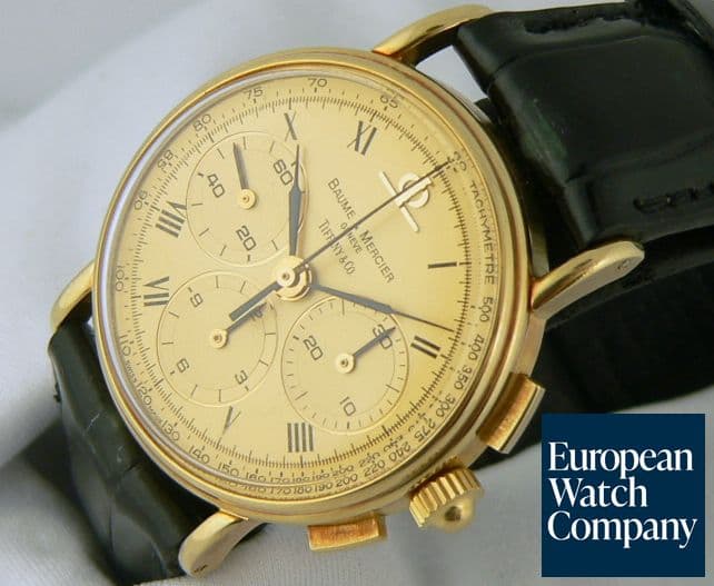Image of Baume & Mercier Vintage Chrono 18K YG

