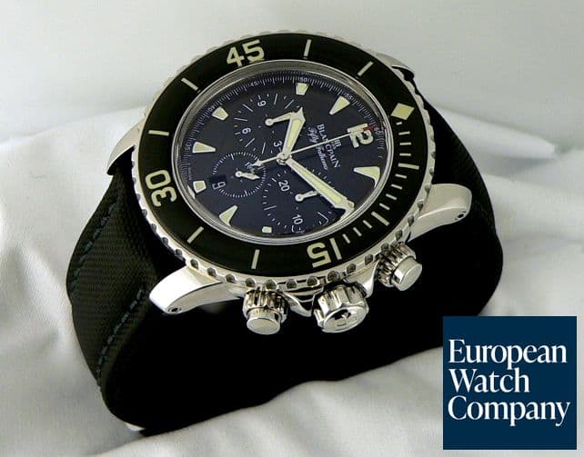 Image of Blancpain Fifty Fathoms SS/Rubber Black