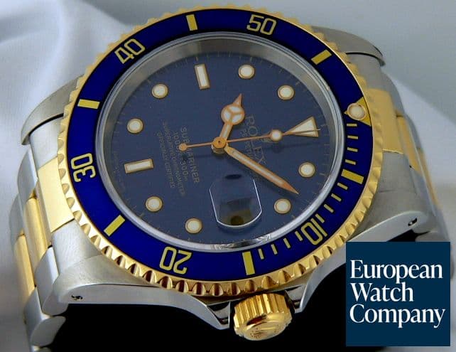 Image of Rolex Submariner 2t Blue/Blue