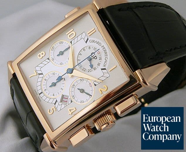 Image of Girard Perregaux Vintage 1945 Chrono GMT Rose