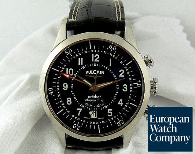 Image of Vulcain Cricket Aviator Elapse Time